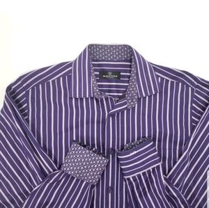 Bugatchi Uomo Flip Cuff Dress Shirt